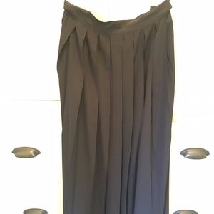 Max Mara Plaid Midi Skirt